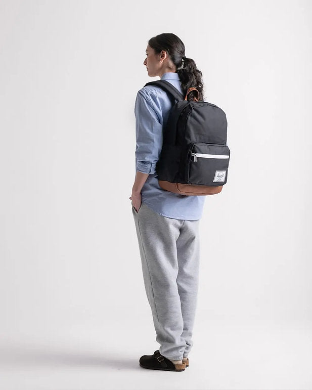 Herschel Supply Co Pop Quiz backpack, Raven crosshatch, 22L, Grey