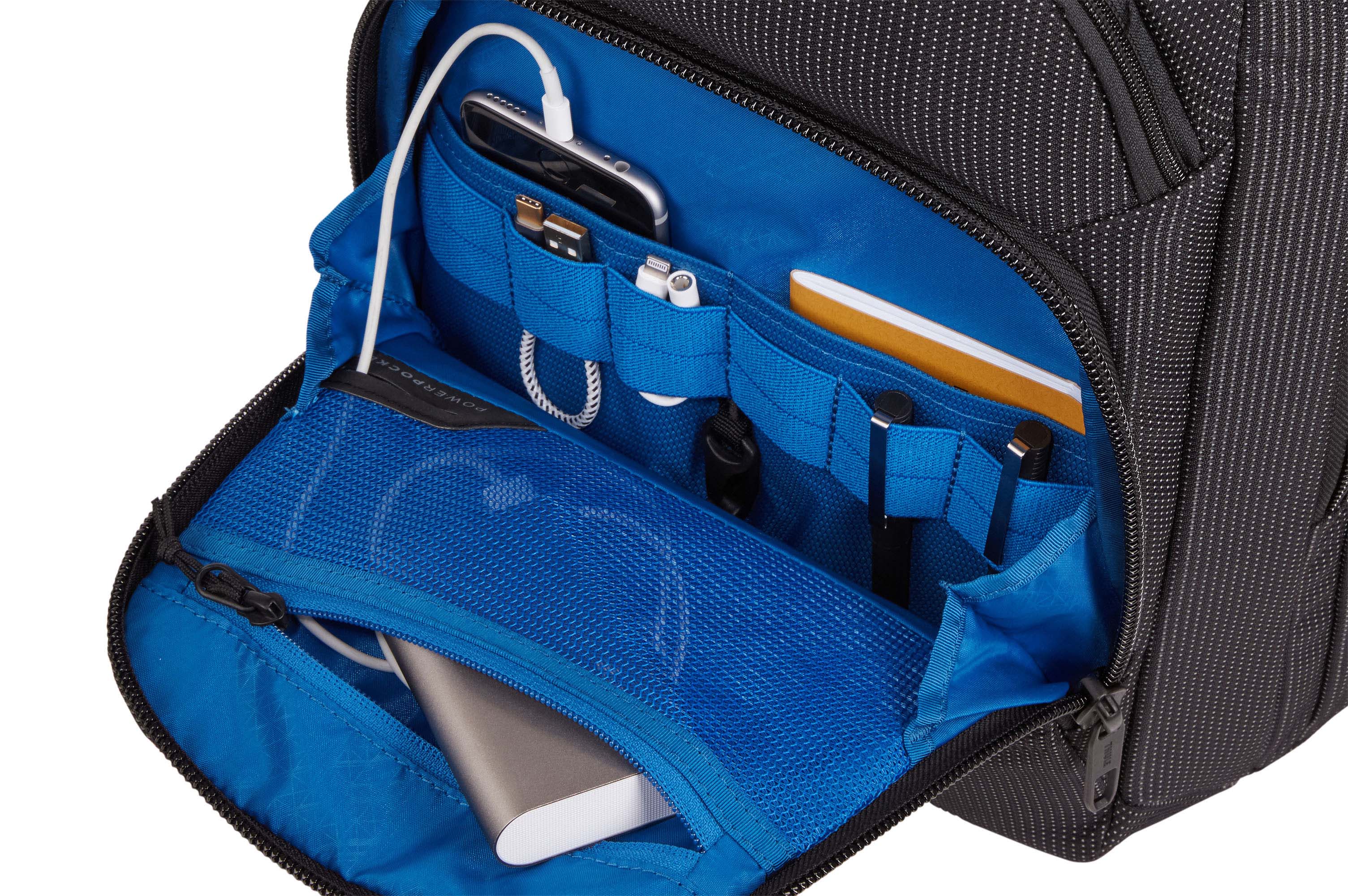 Thule Crossover 2 Backpack 20L in Black — detail view 3 # color_Black