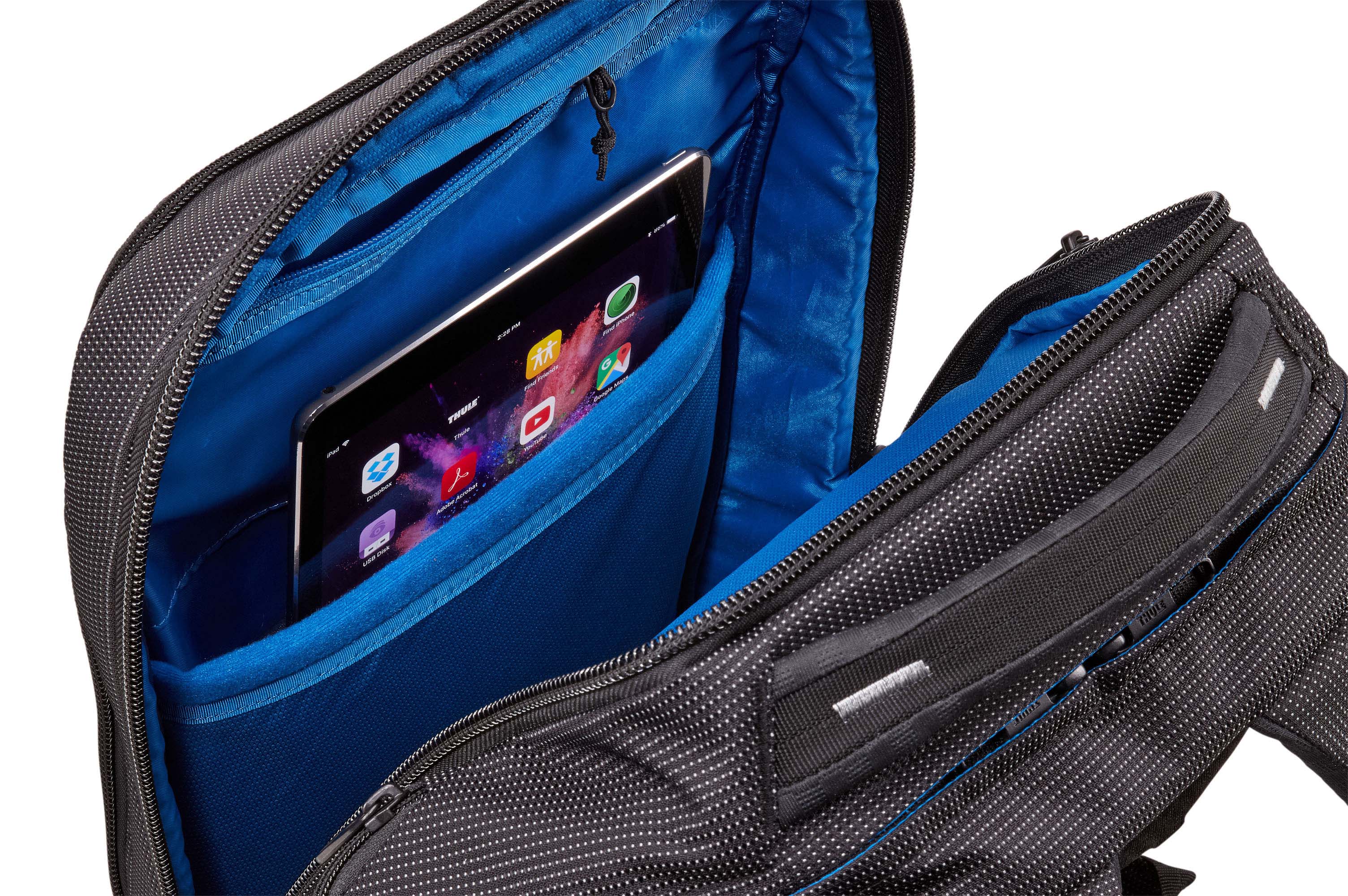 Thule Crossover 2 Backpack 30L in Black — detail view 4 # color_Black