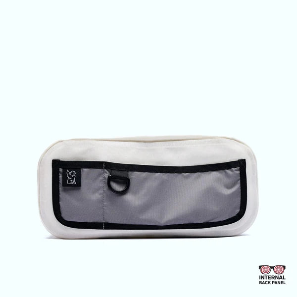 Chrome Industries Mini Kadet WP 5L sling bag – black colorway, flat profile view