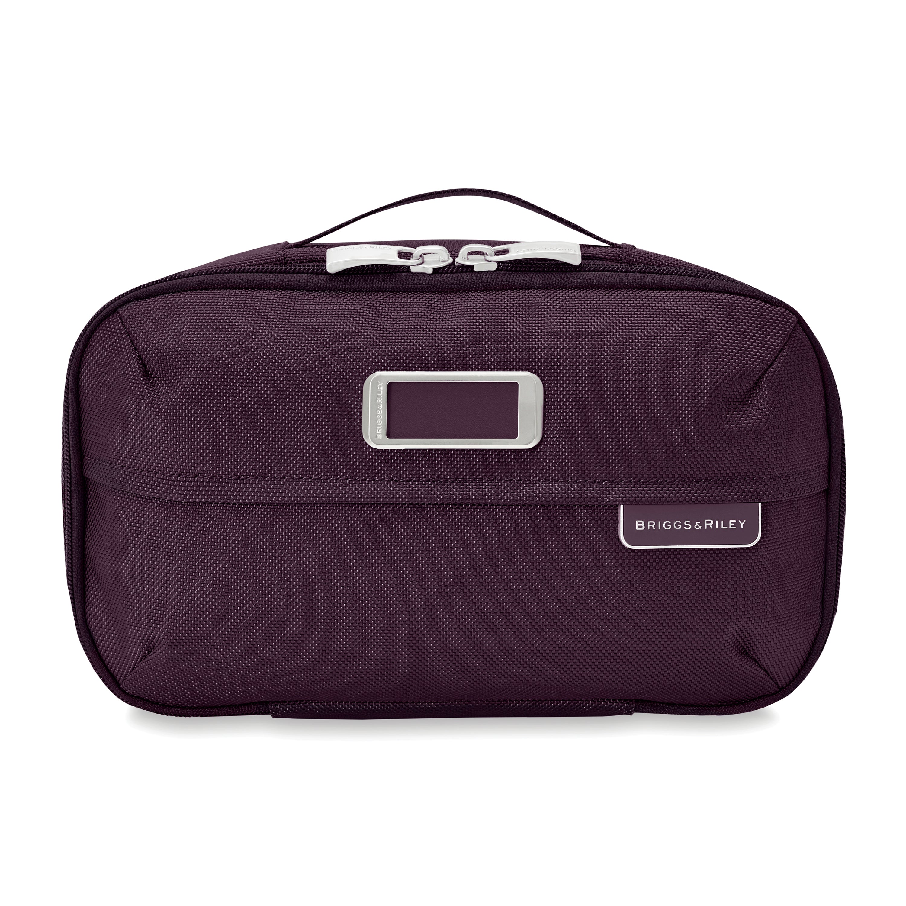 Briggs & Riley Baseline Expandable Essentials Kit in Plum — front view # color_Plum