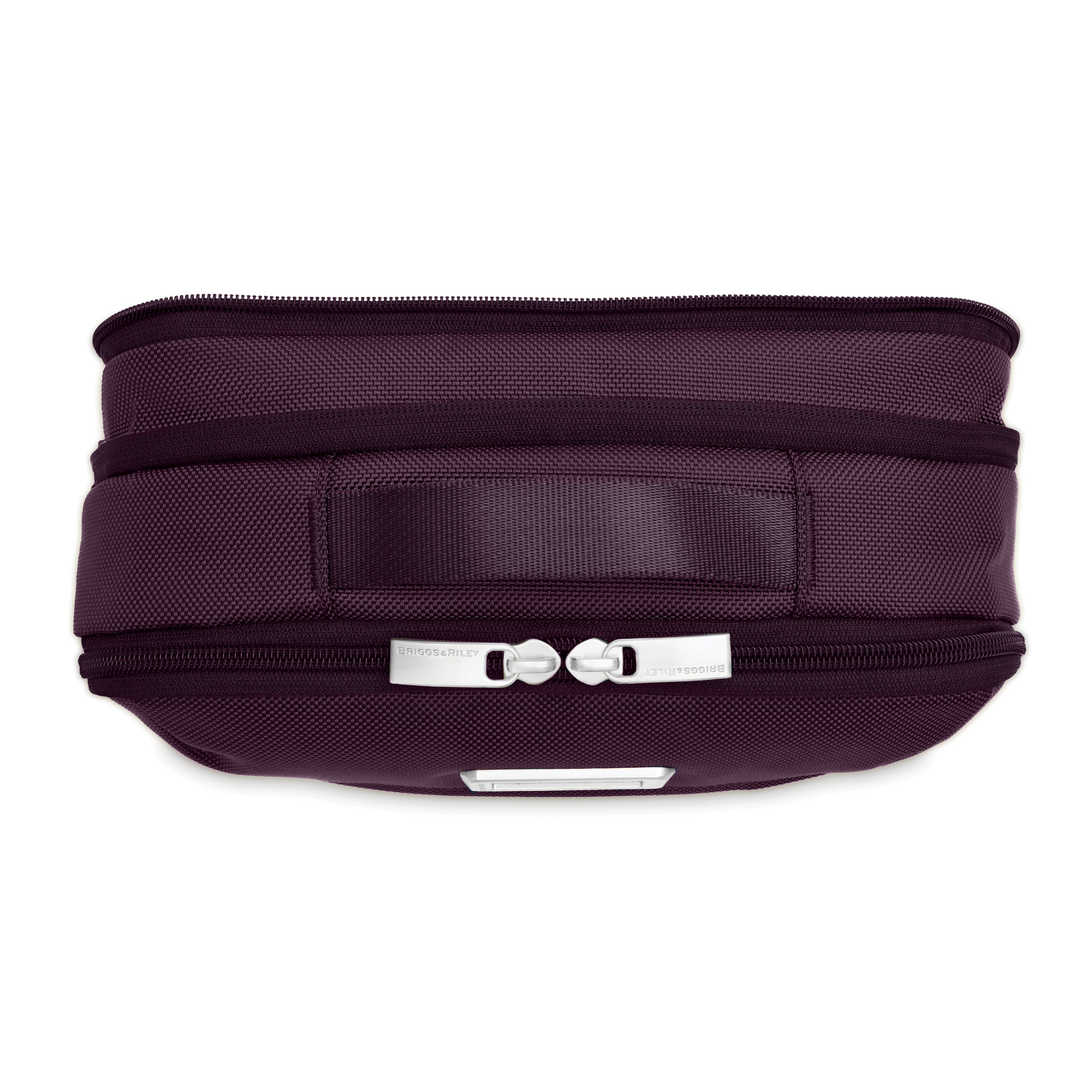 Briggs & Riley Baseline Expandable Essentials Kit in Plum — top view # color_Plum