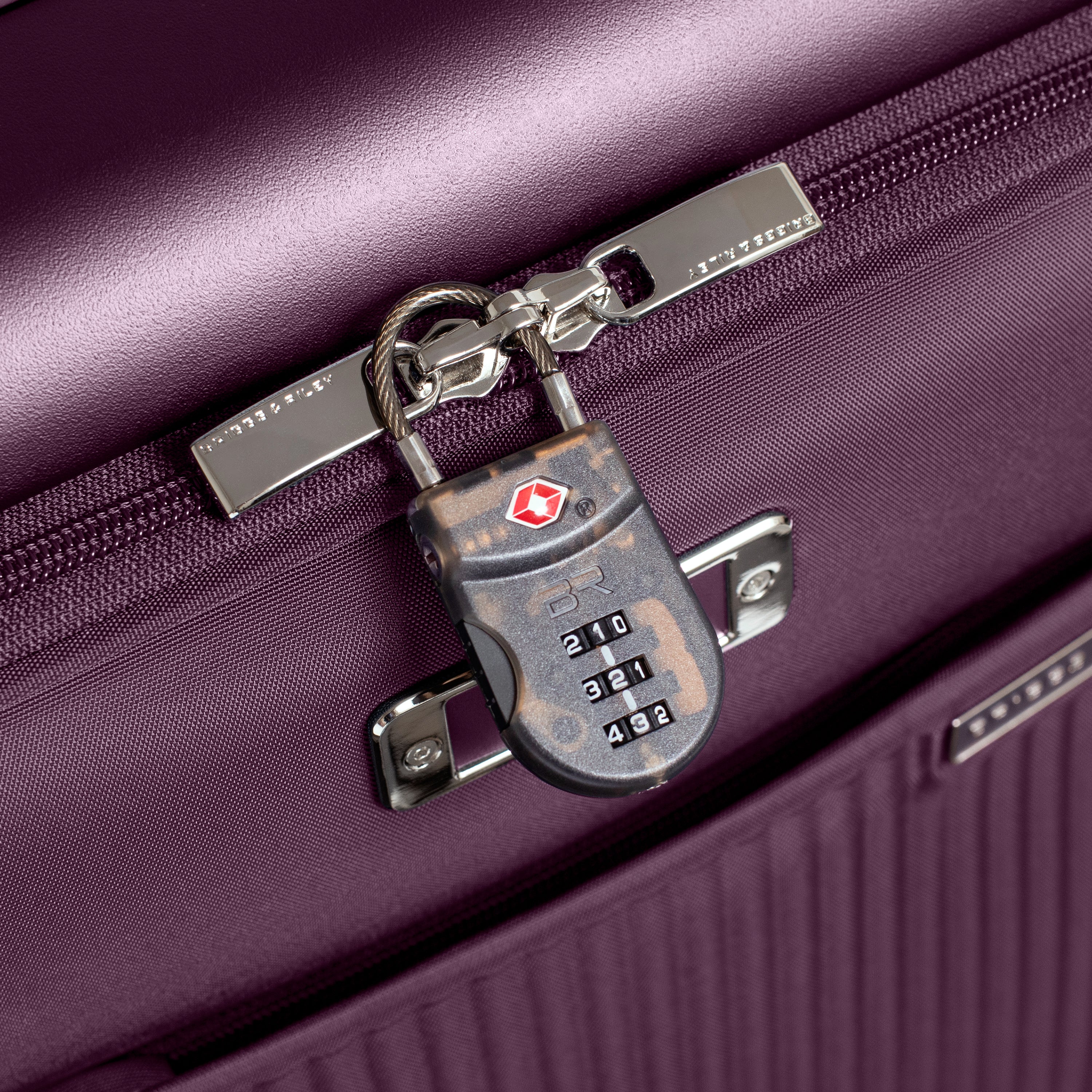 Briggs & Riley Sympatico Essential 22" Front Pocket Carry-On Expandable Spinner - Plum