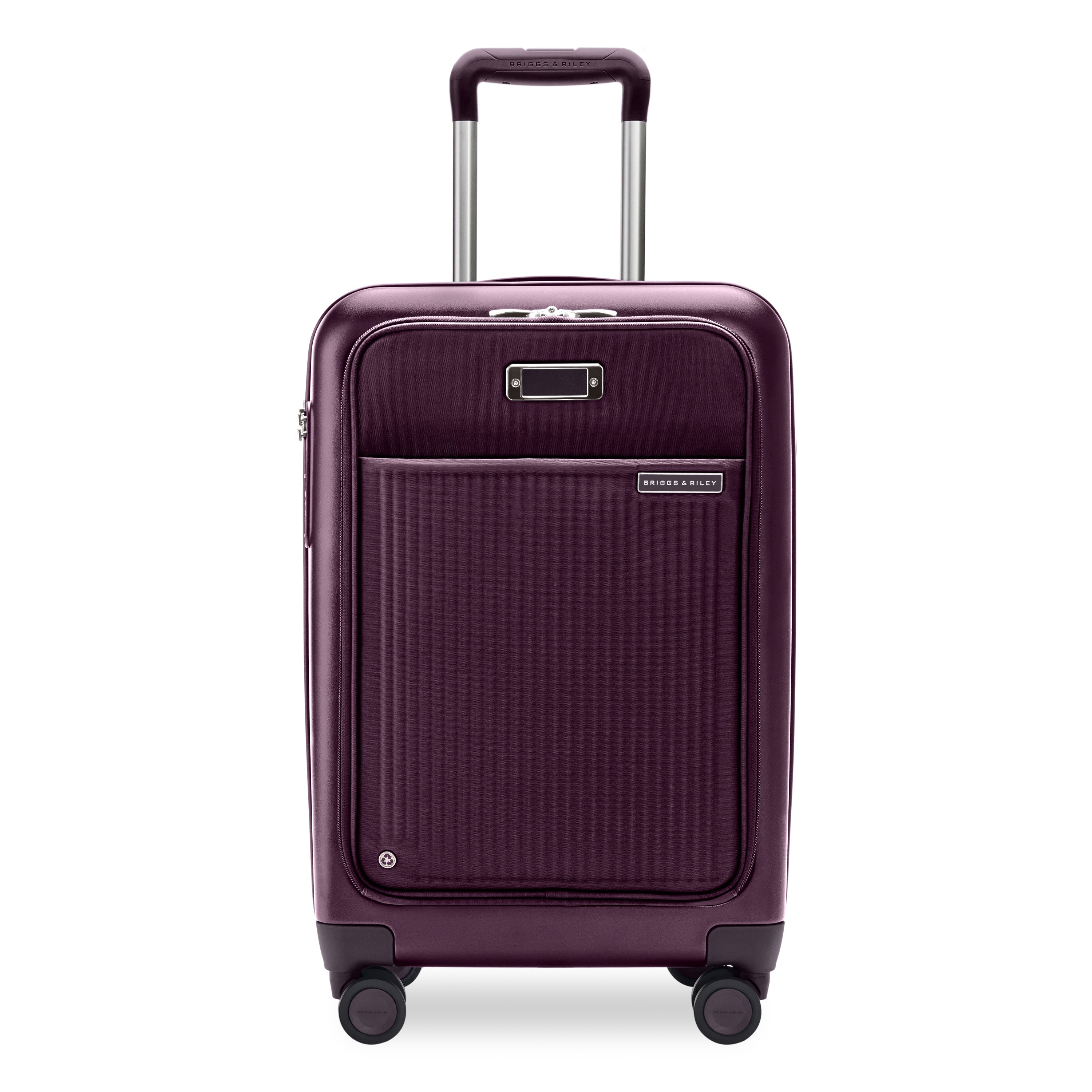 Briggs & Riley Sympatico Essential 22" Front Pocket Carry-On Expandable Spinner - Plum