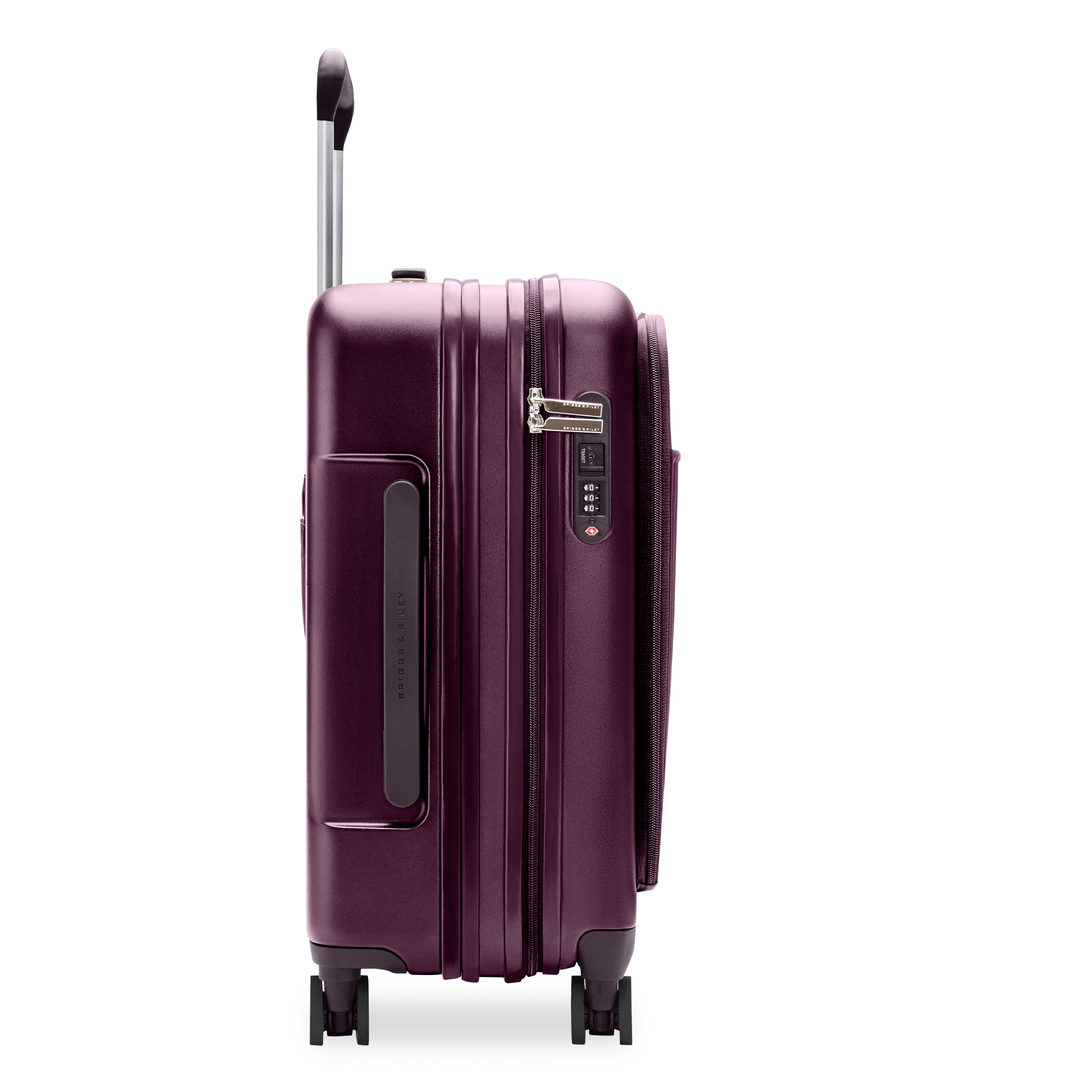 Briggs & Riley Sympatico Essential 22" Front Pocket Carry-On Expandable Spinner - Plum