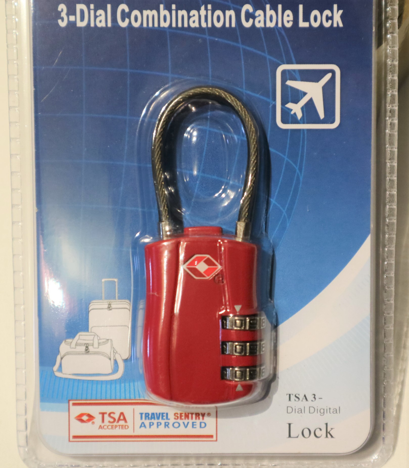 Camel Mountain 527 TSA Approved Lock 3 Dial, view 3