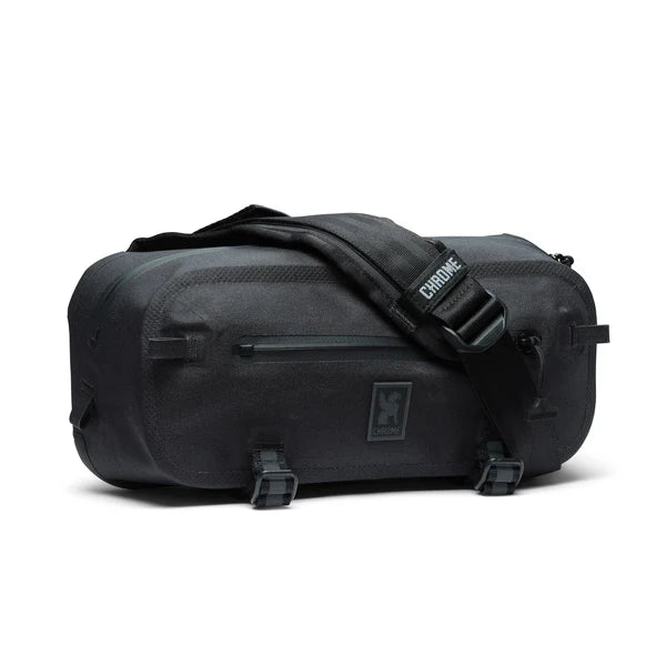 Chrome Industries Mini Kadet WP 5L sling bag – natural tan colorway, side view
