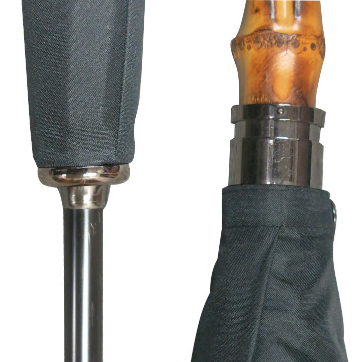 Vista 9910 Bamboo Umbrella in Black — detail view