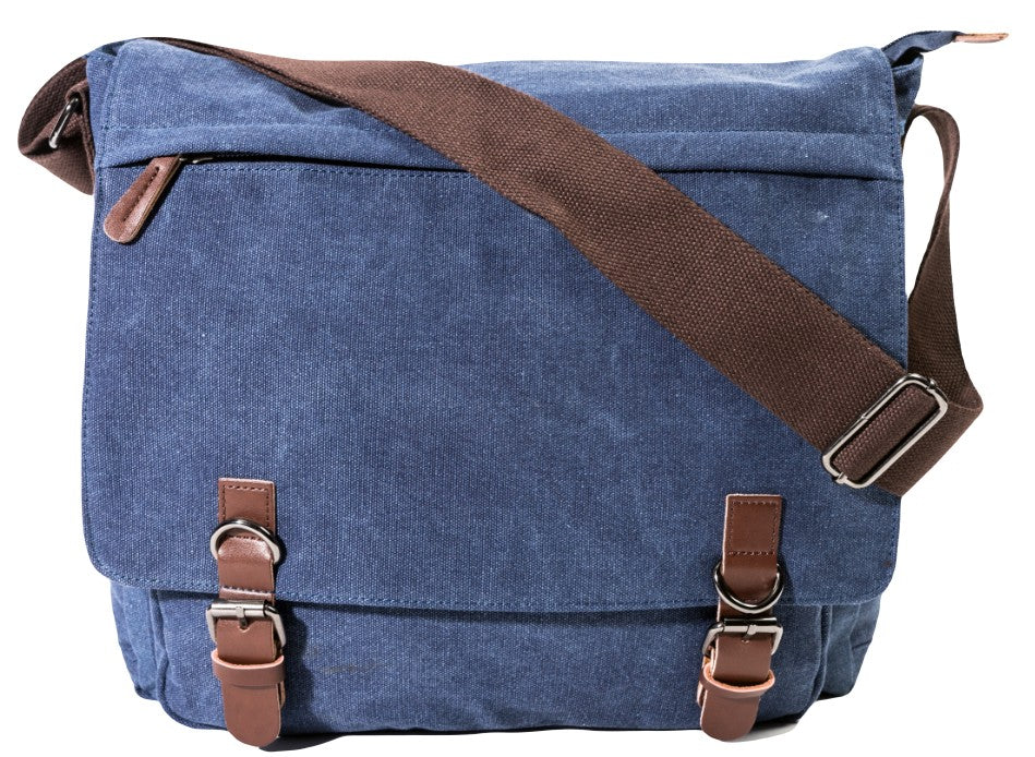 Bon Voyage 8645 Canvas Messenger Bag, view 4