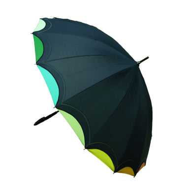 Vista 7035 Rainbow Umbrella in Black — front view