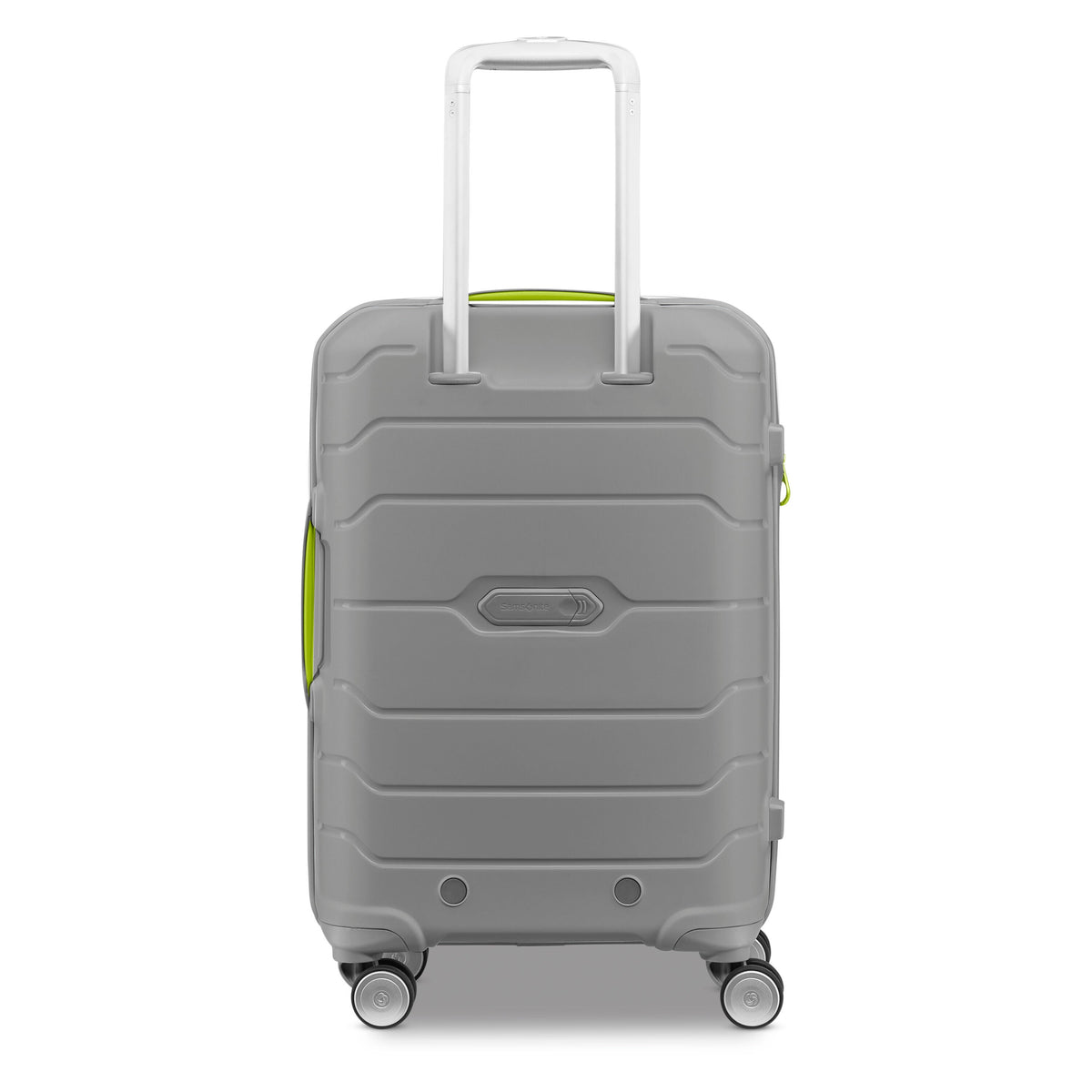 Samsonite Freeform 21" Spinner in White/Grey — back view