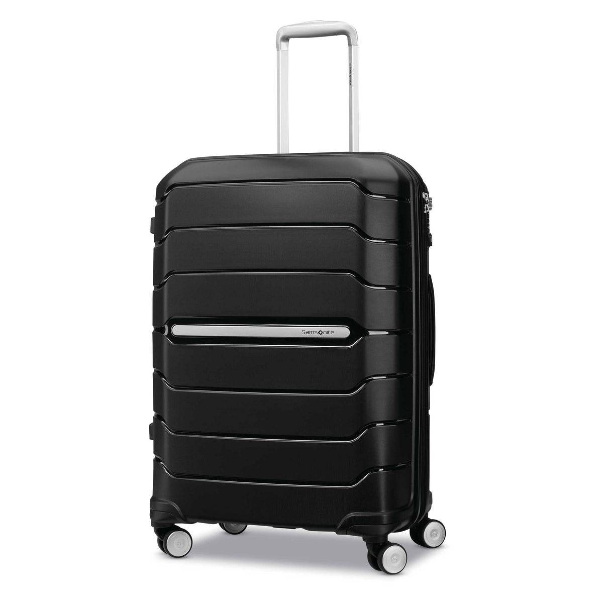 Samsonite Freeform 24" Spinner in Black — front view