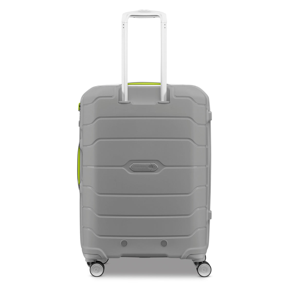 Samsonite Freeform 24" Spinner in White/Grey — back view