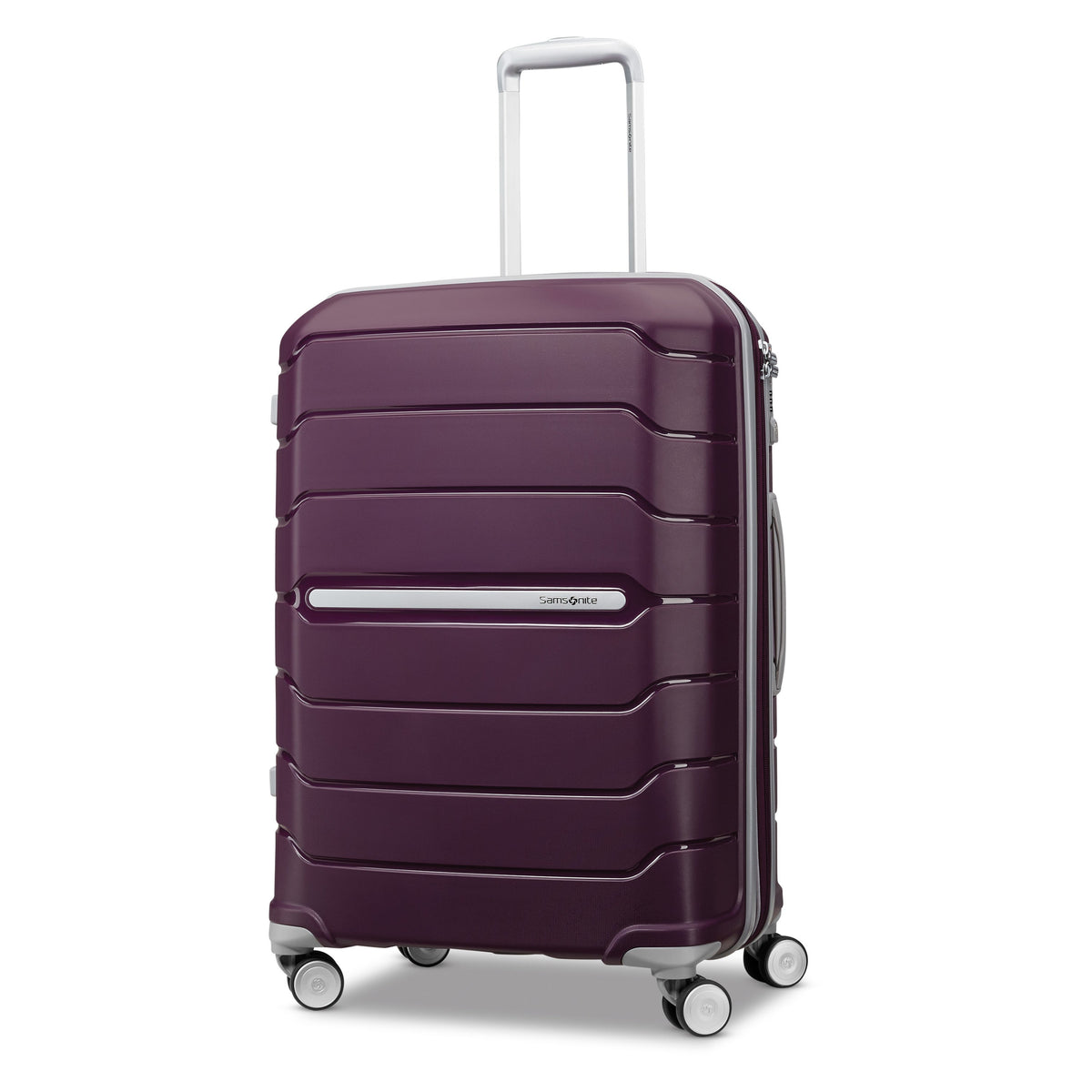 Samsonite Freeform 24" Spinner in Amethyst Purple — front view