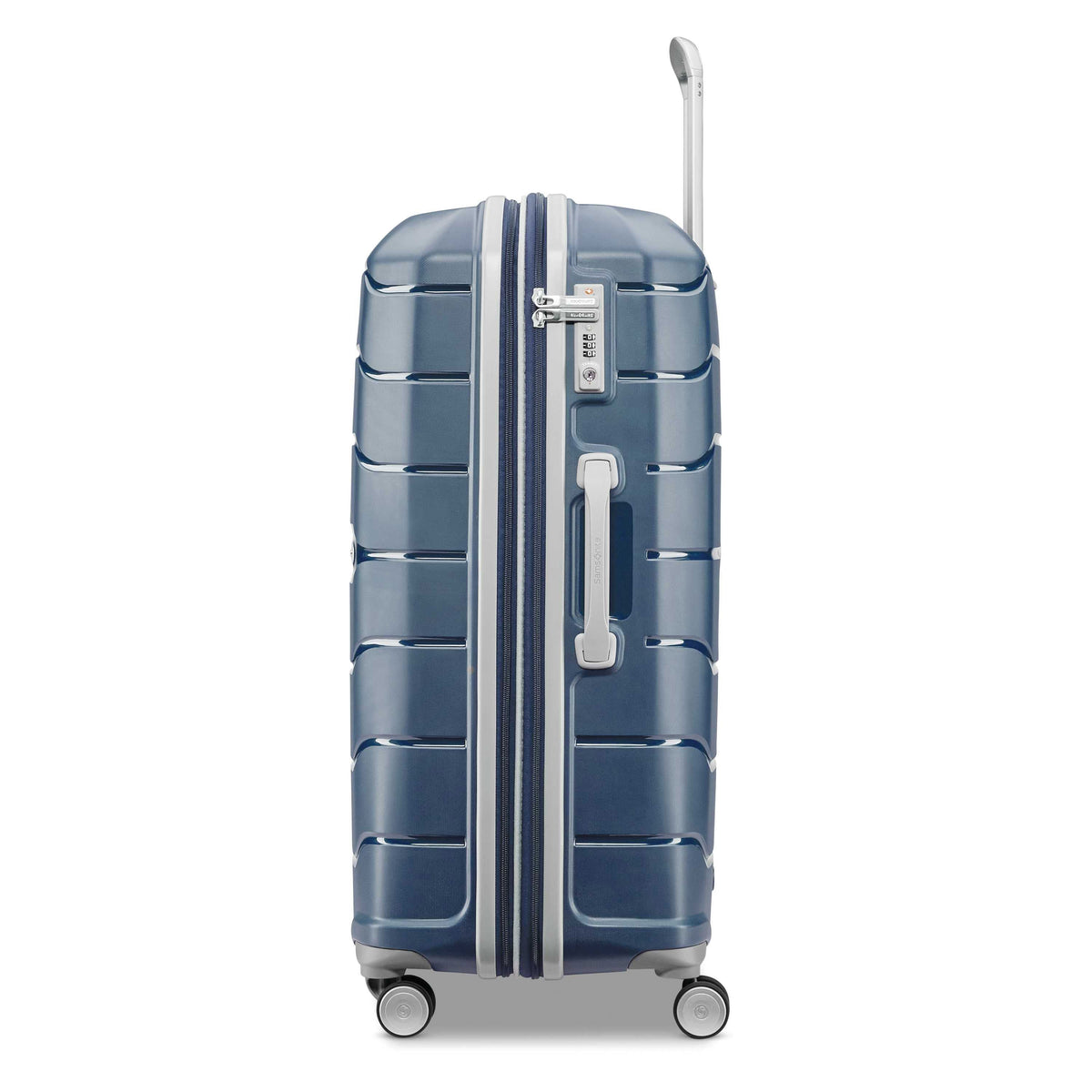 Samsonite Freeform 28" Spinner in Navy — side view