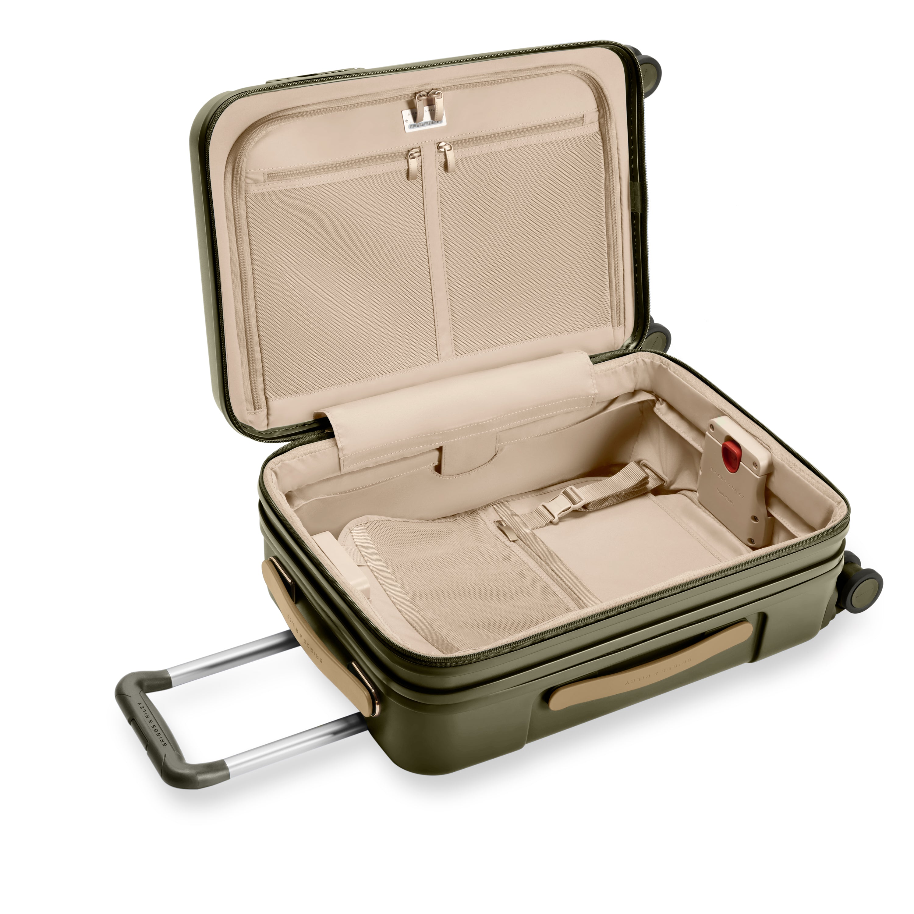 Briggs & Riley Sympatico Essential 22" Front Pocket Carry-On Expandable Spinner - Olive
