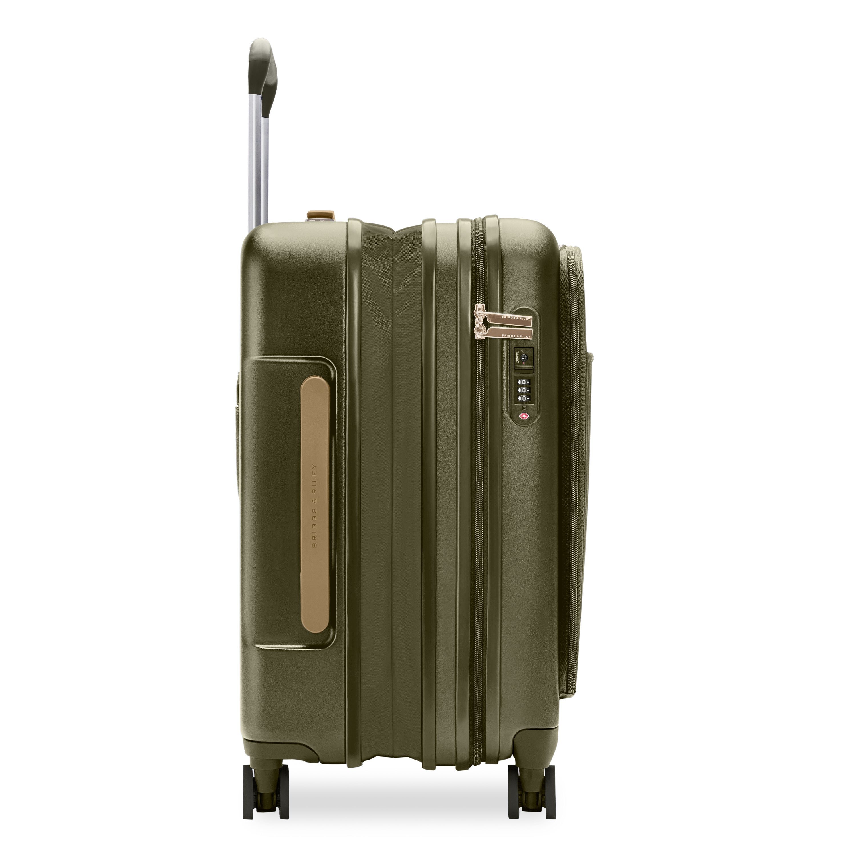 Briggs & Riley Sympatico Essential 22" Front Pocket Carry-On Expandable Spinner - Olive