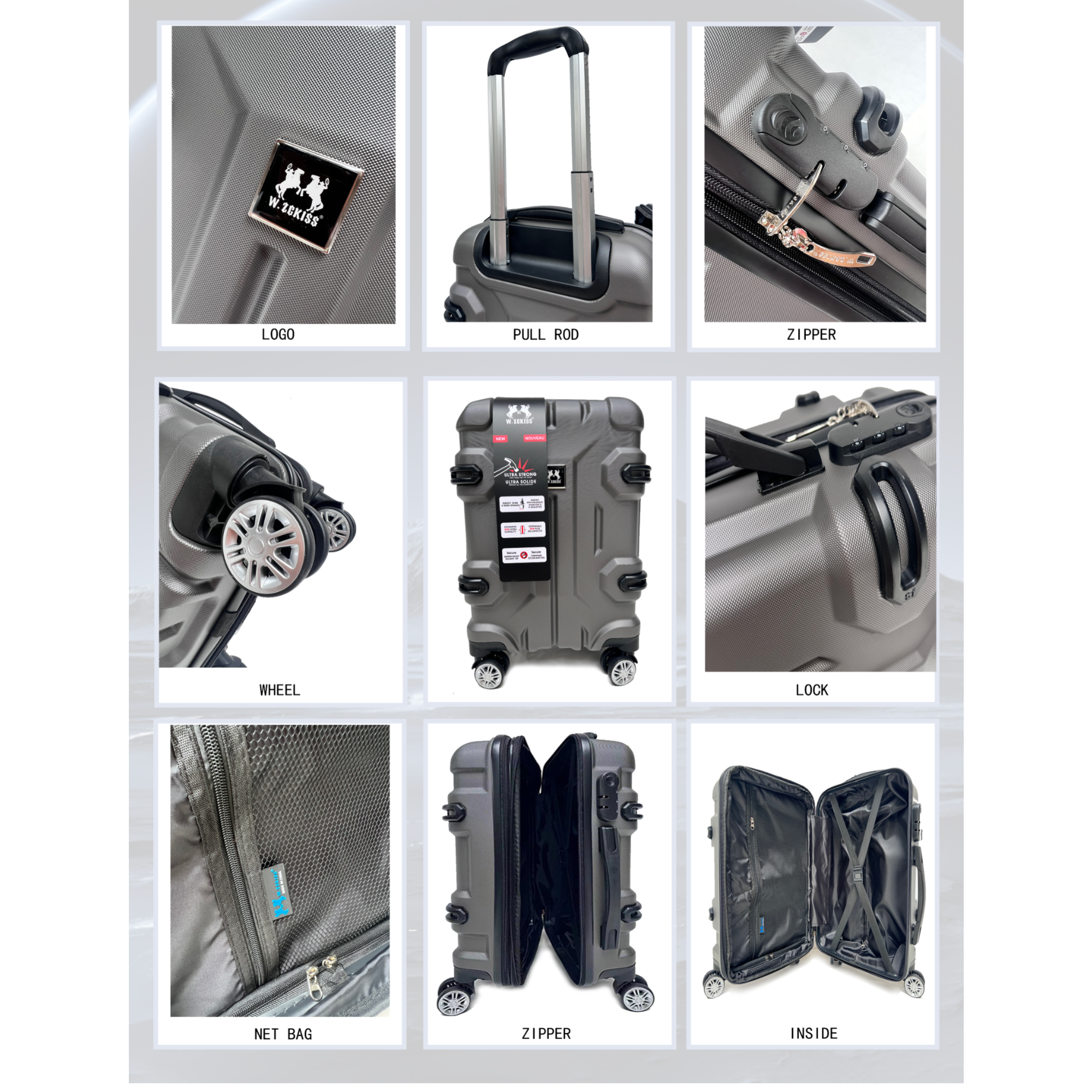 Bon Voyage 6819 hardside luggage, view 5