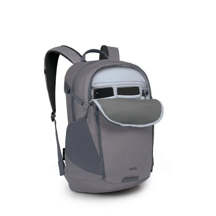 osprey axis 24 l backpack Laptop -Everyday Bag with Laptop Sleeve & Bottle Pockets for College, Commute, & Travel, Barley Brown : Electronics The panel Osprey Axis-Black/Shale