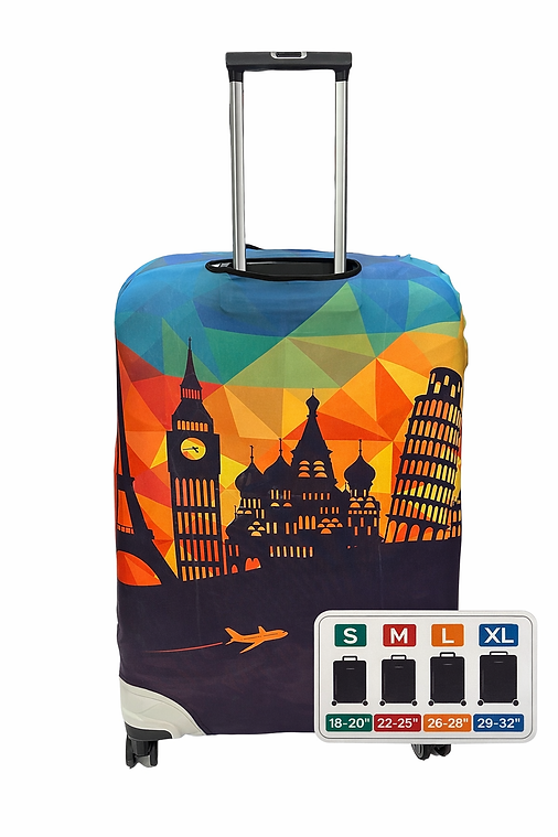 Bon Voyage 111925 Luggage Cover (S,M,L)