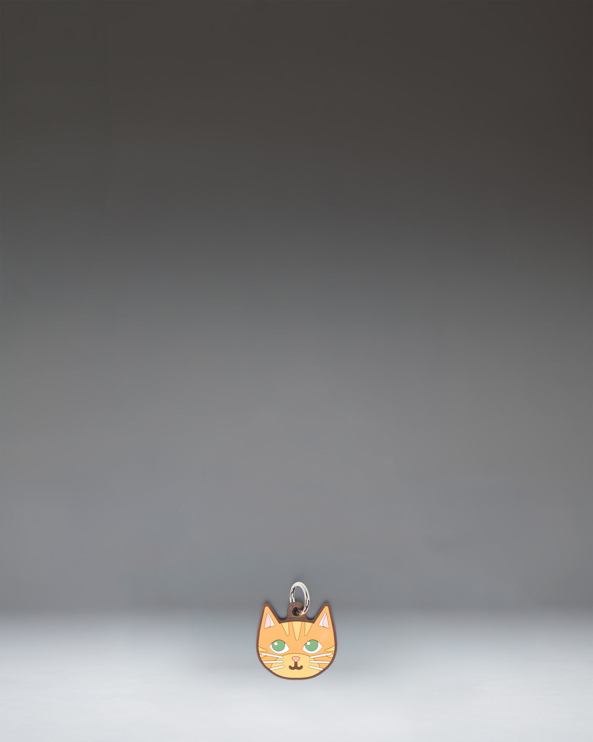 Herschel Cat Bag Charm in Orange Cat — front view