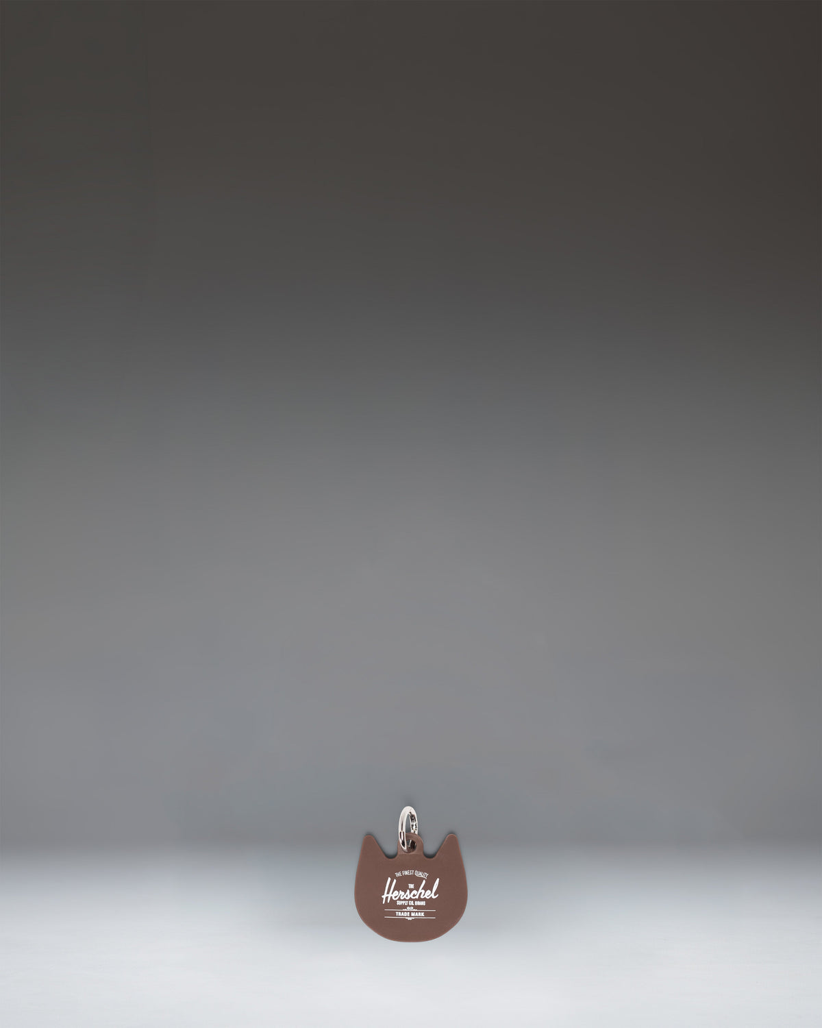 Herschel Cat Bag Charm in Orange Cat — back view