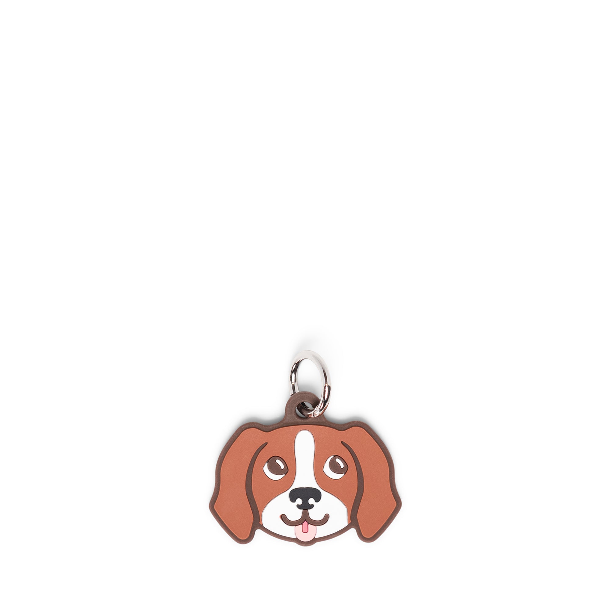 Herschel Dog Bag Charm in Brown Dog — front view