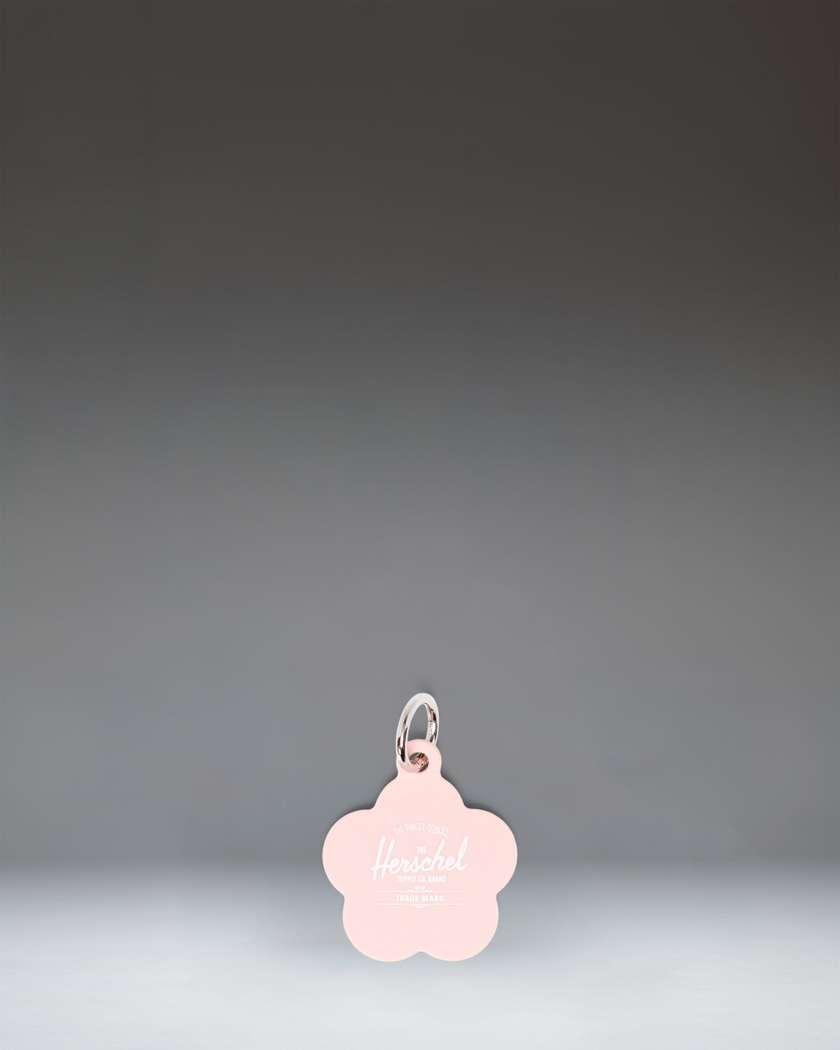 Herschel Daisy Bag Charm in Pink Daisy — back view