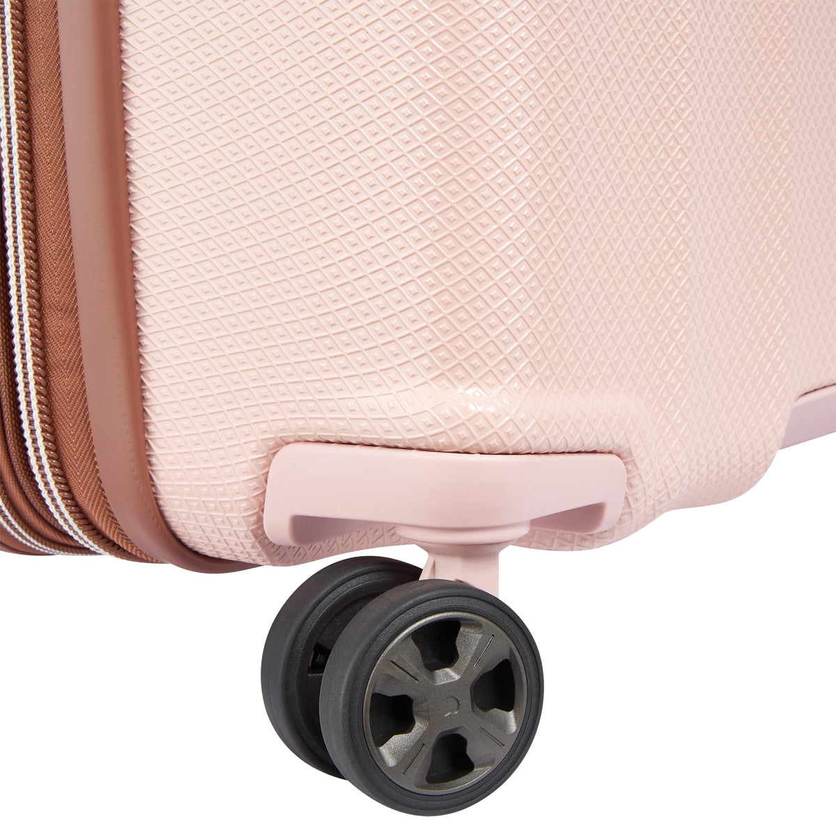 Delsey ST Tropez Medium Expandable Spinner in Pink — detail view 2