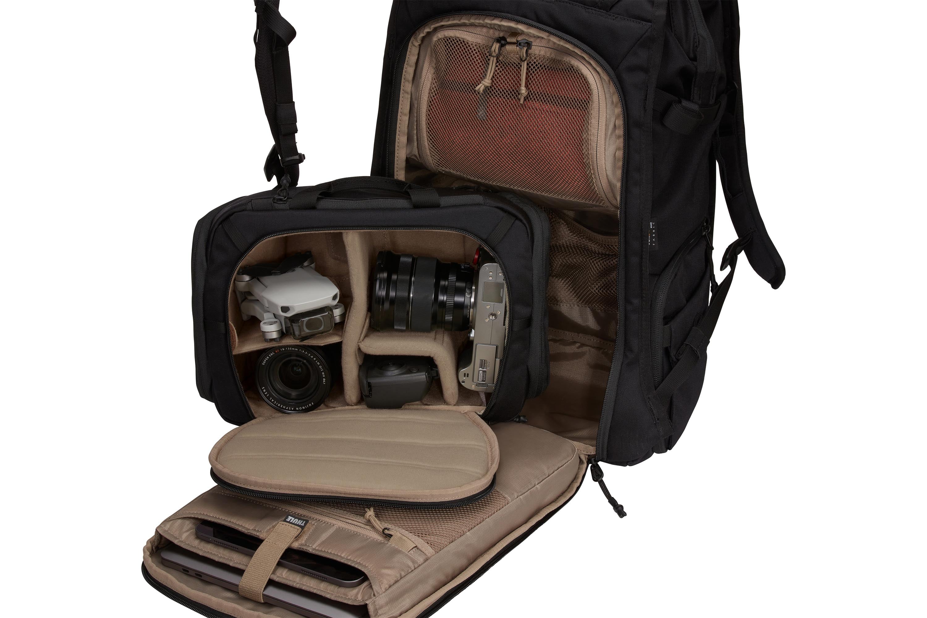 Thule Covert DSLR Backpack 24L in Black — interior view 2 # color_Black