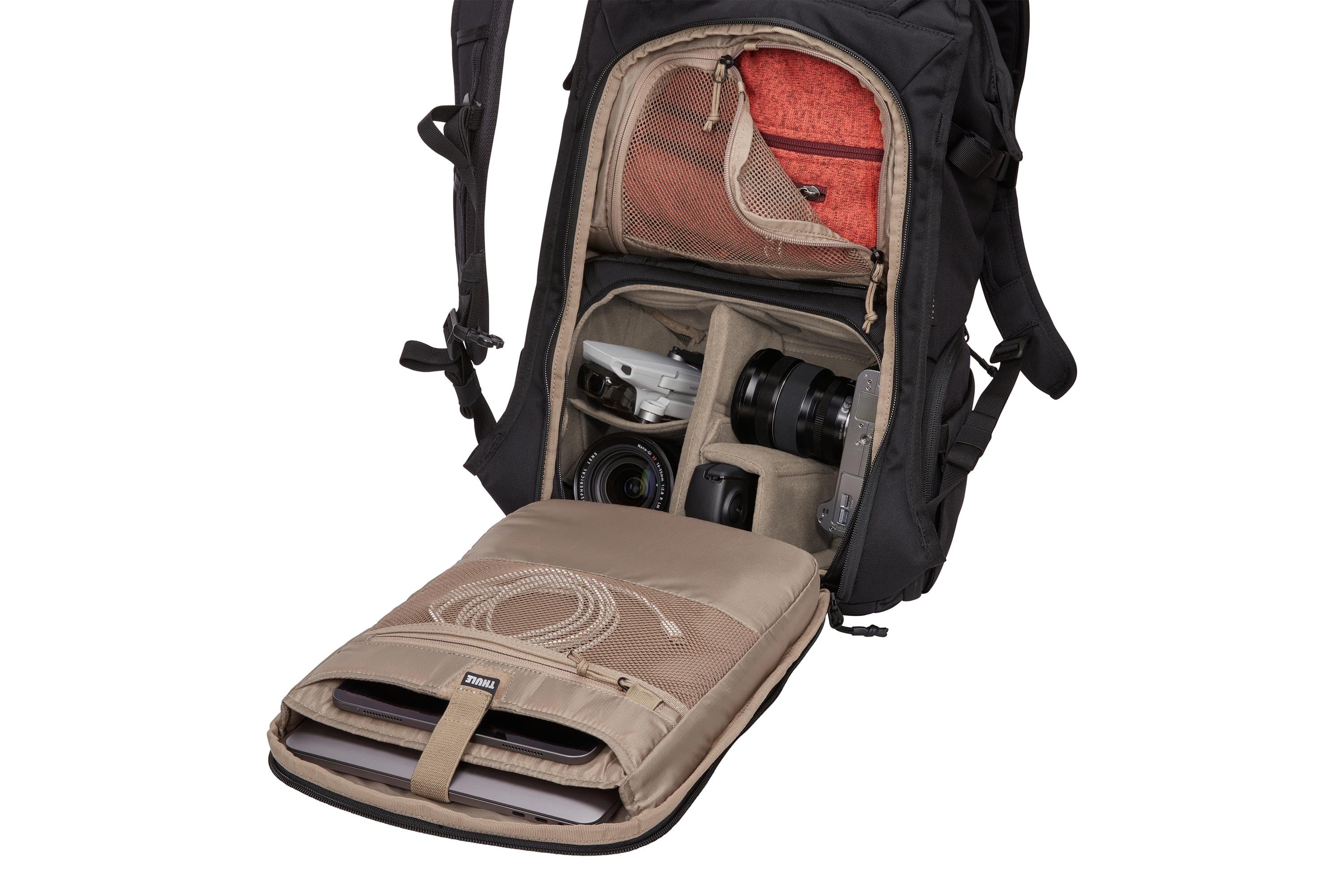 Thule Covert DSLR Backpack 24L in Black — interior view 3 # color_Black