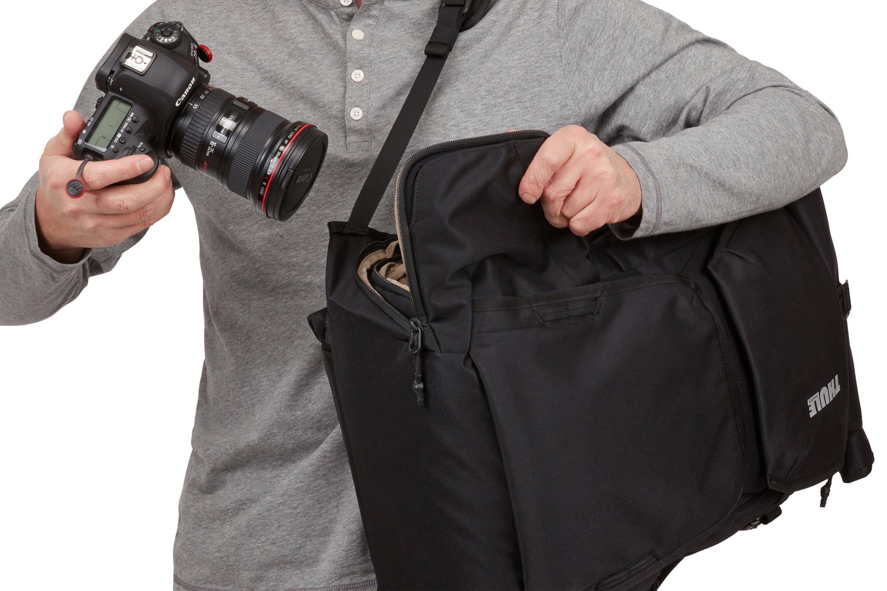 Thule Covert DSLR Backpack 32L in Black — lifestyle 2 # color_Black