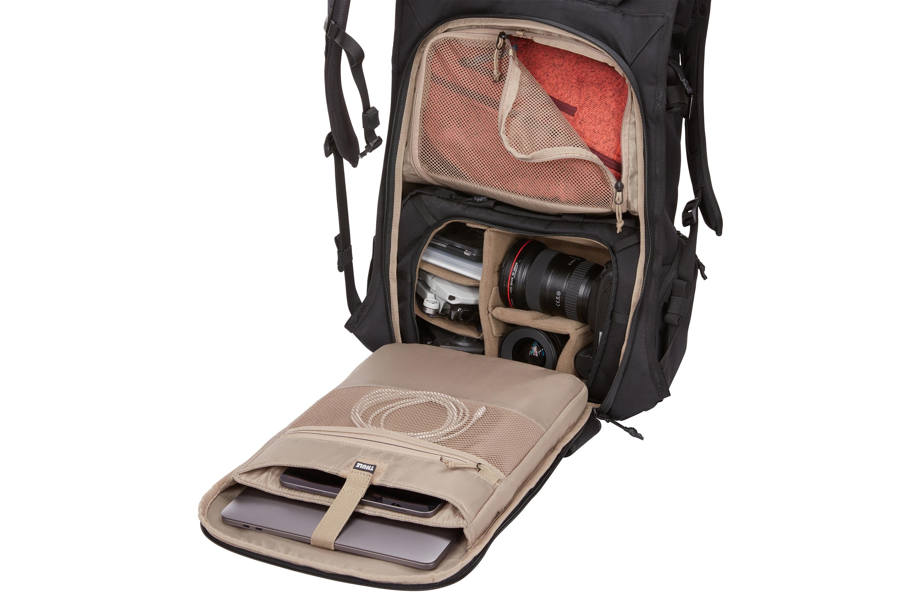 Thule Covert DSLR Backpack 32L in Black — interior view 3 # color_Black