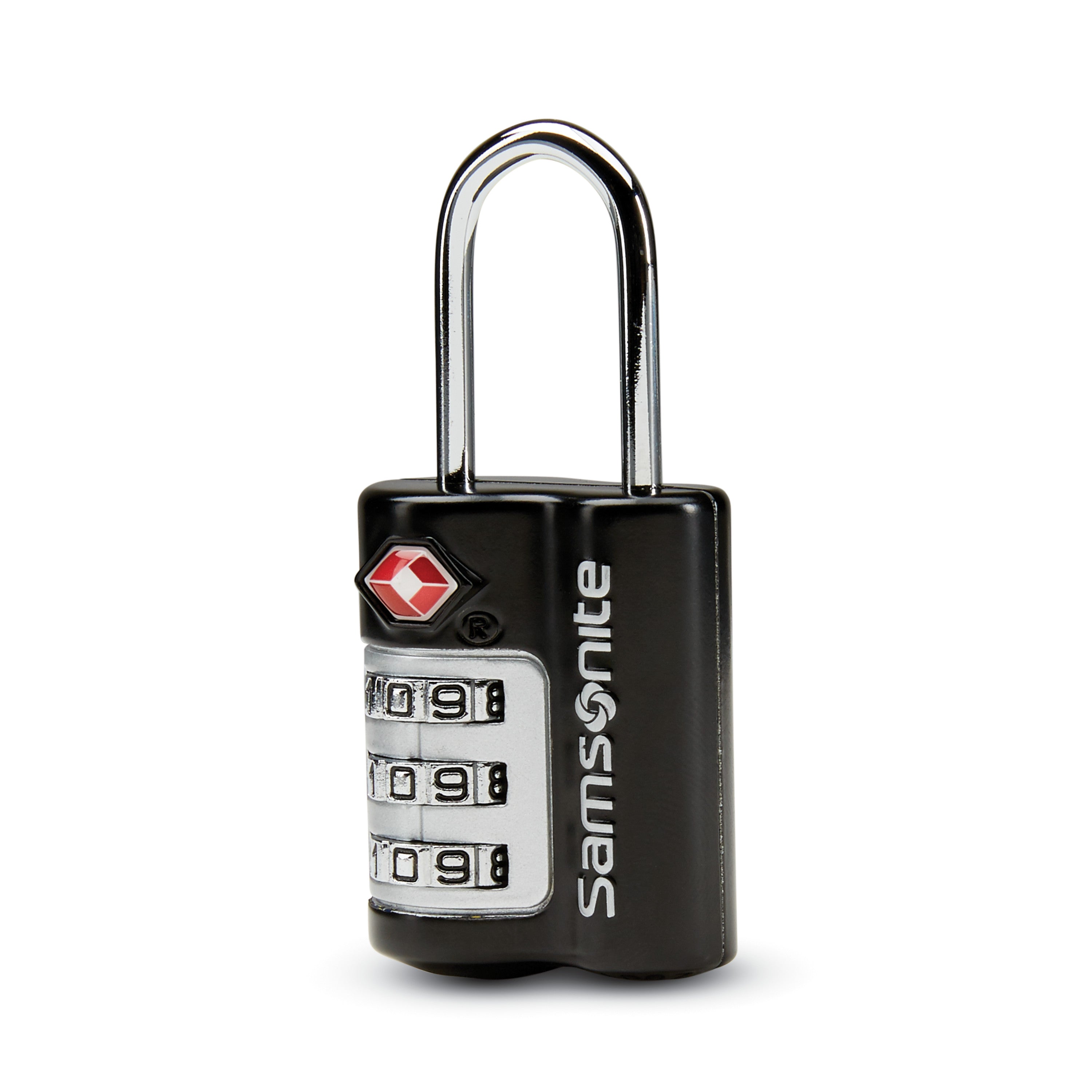 Samsonite 3 Dial Travel Sentry Combination Lock - Matte Black