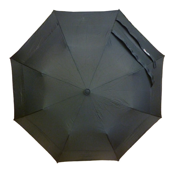 Vista 9505 Dallas Double Canopy Automatic Folding Umbrella in Black — angle view 2