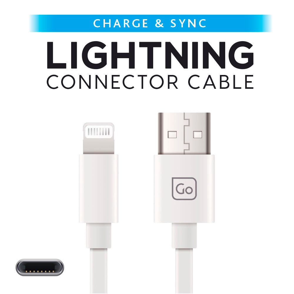 Go Travel Lightning Connector Cable 2M – coiled