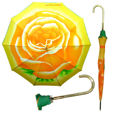 Vista 9800 Rose Umbrella in Yellow — front view