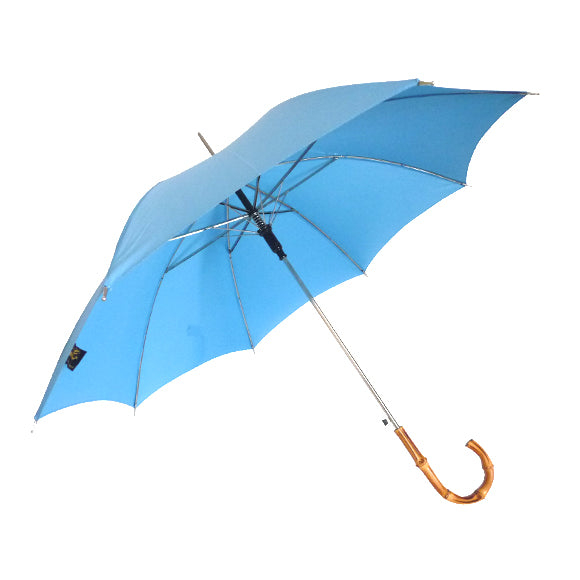 Vista 9911 Bamboo Umbrella in Sky Blue — front view # color_Sky Blue
