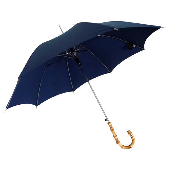Vista 9911 Bamboo Umbrella in Navy — front view # color_Navy