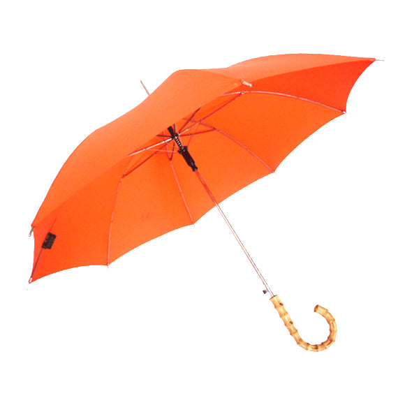 Vista 9911 Bamboo Umbrella in Orange — front view # color_Orange