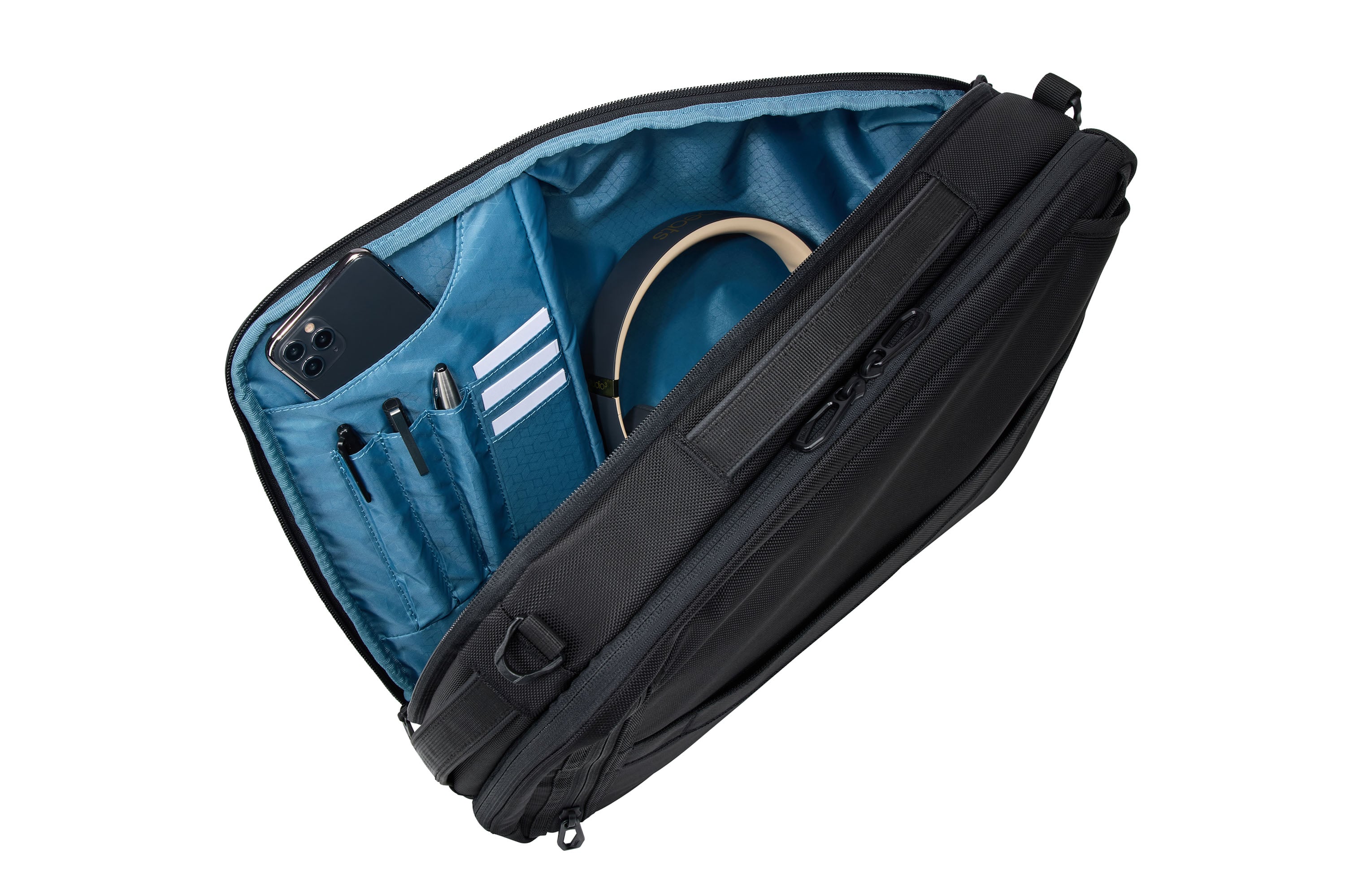 Thule Accent Convertible Backpack 17L in Black — interior view 4 # color_Black