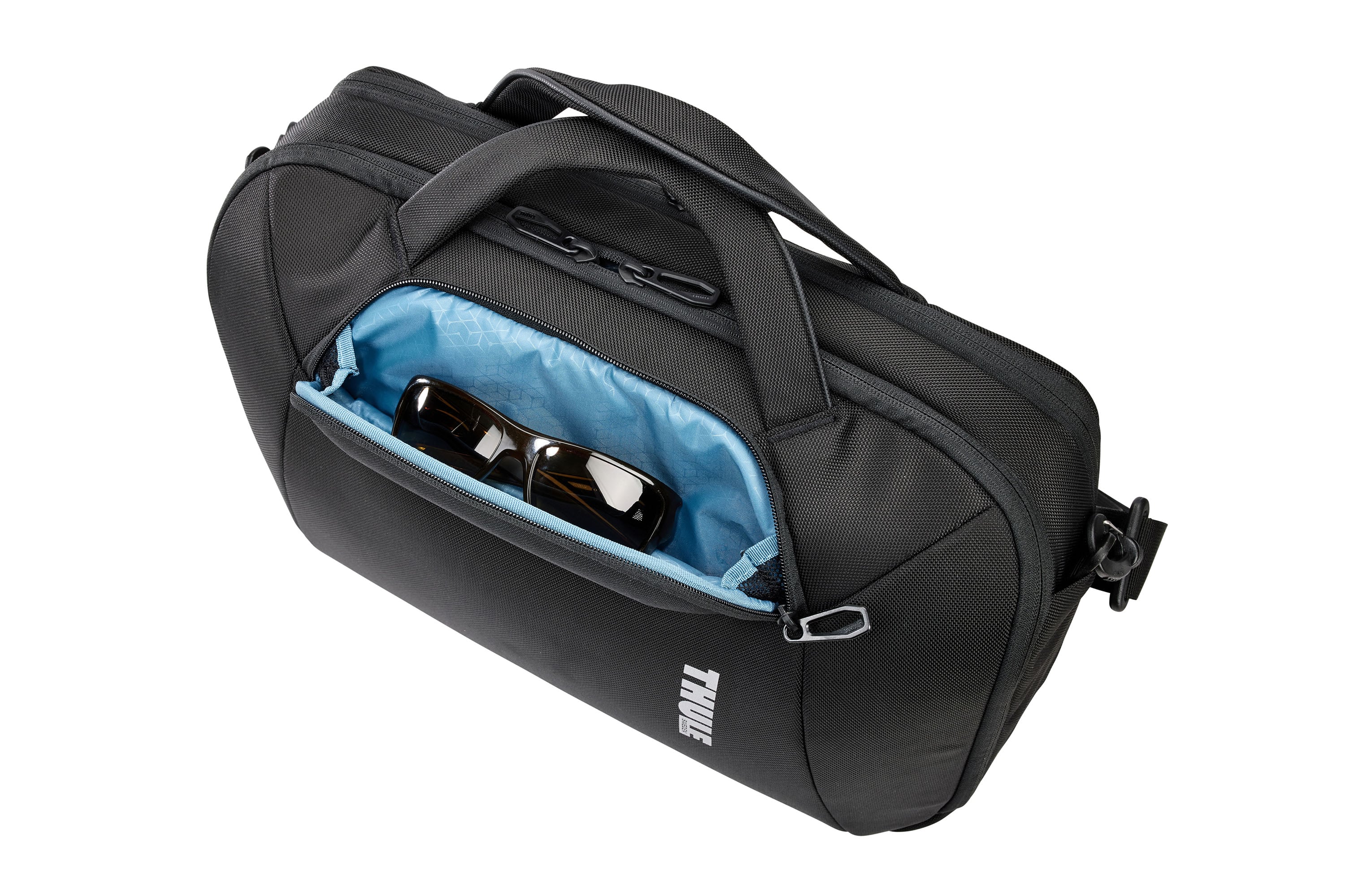 Thule Accent Briefcase 17L in Black — interior view 2 # color_Black