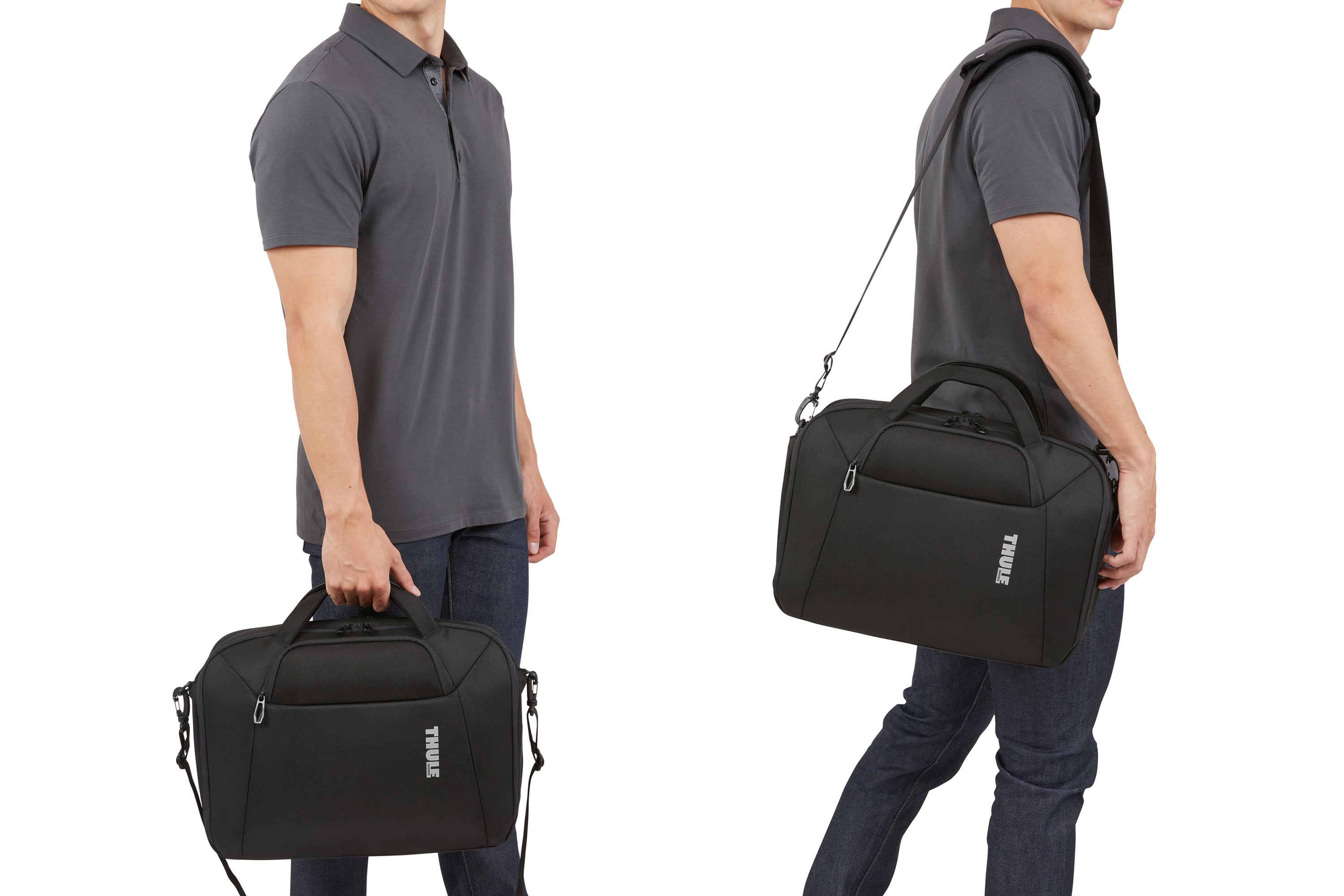 Thule Accent Briefcase 17L in Black — lifestyle 2 # color_Black
