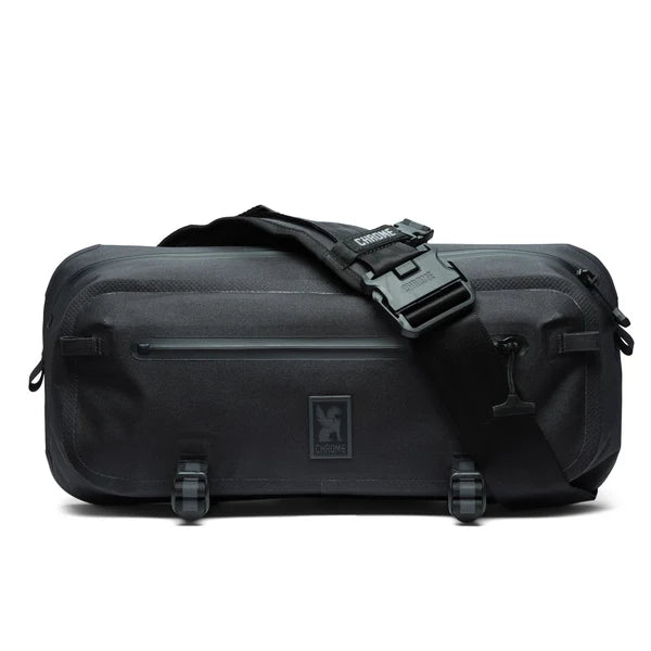 Chrome Industries Kadet WP 9L sling bag – natural tan colorway, front view