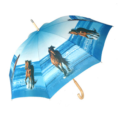 Vista 96030 Horse Umbrella in Blue — front view