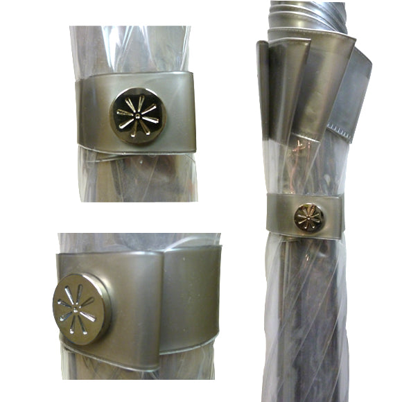 Vista 9200S Bubble Umbrella in Silver — detail view