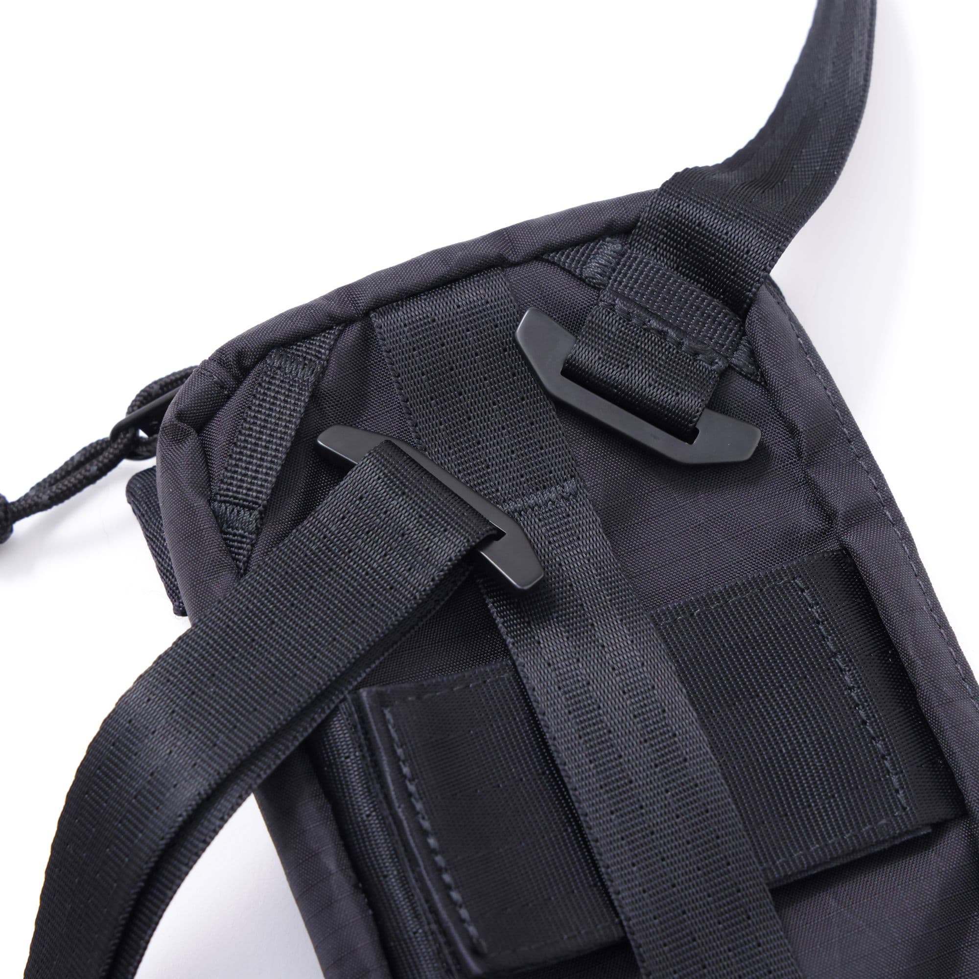 Chrome Industries Travel Tech Pouch in Black X — angle view 3