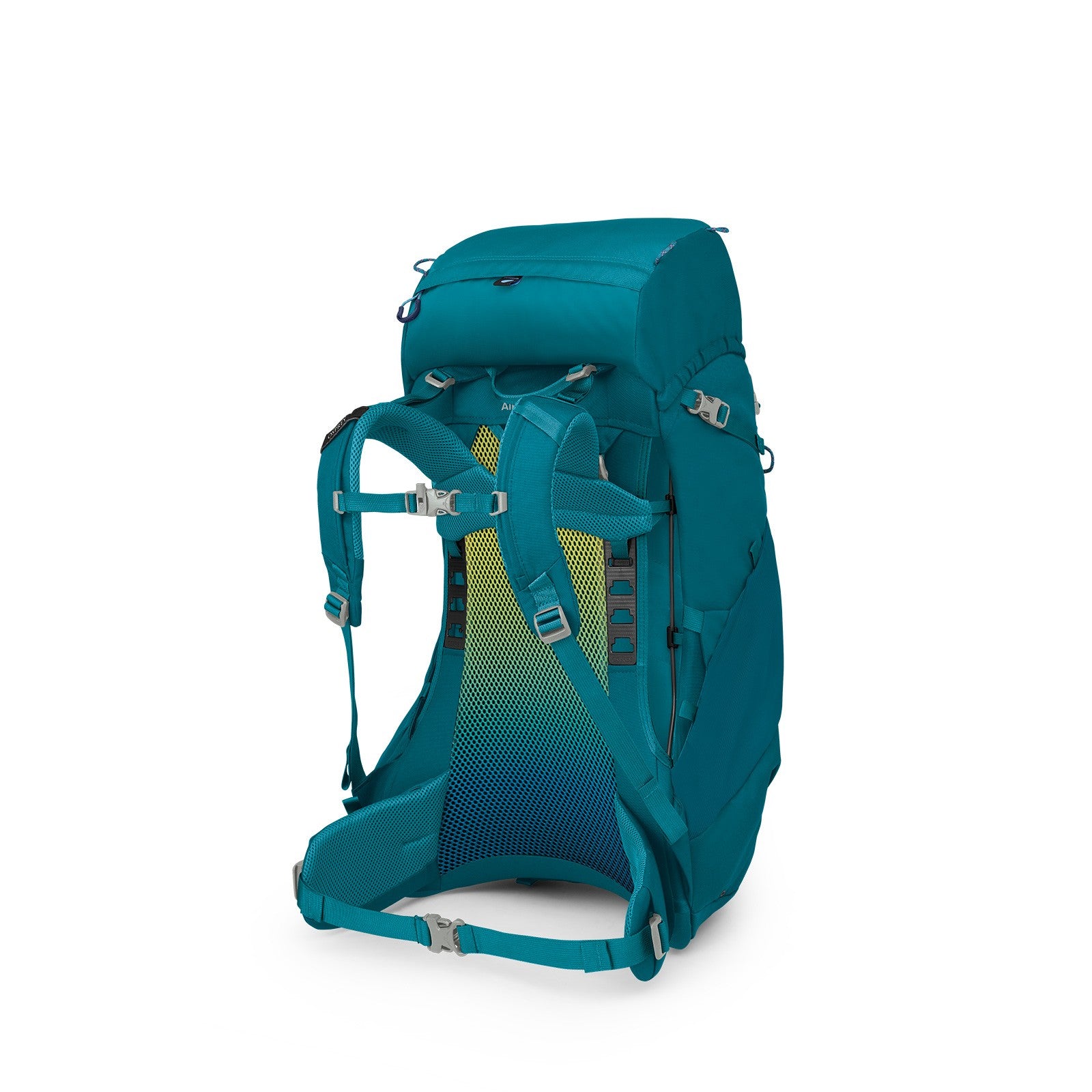 Osprey Ace 38 Kids Hiking Backpack 38L in Blue Spikemoss/Deep Peyto — angle view 3