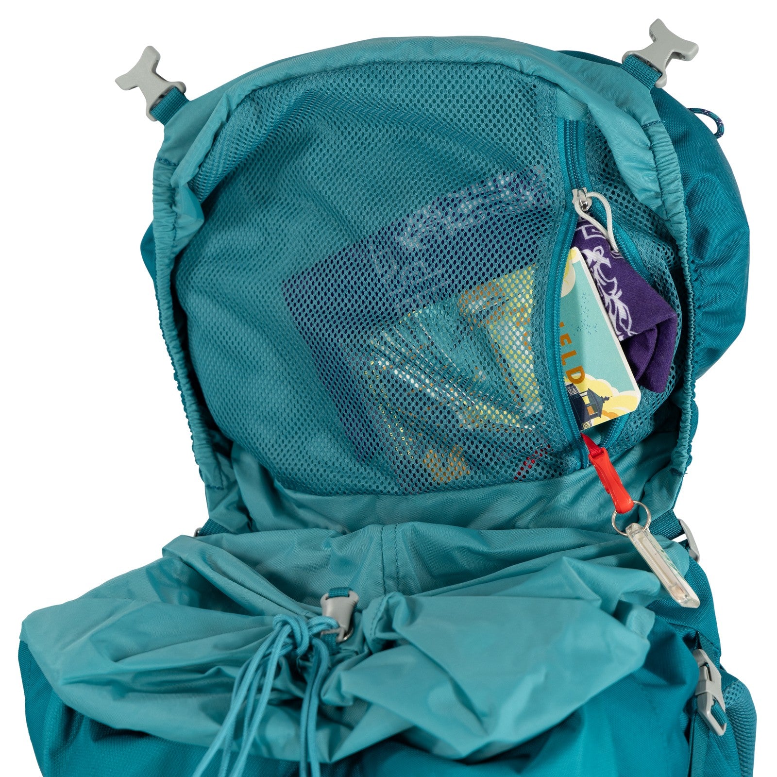 Osprey Ace 65 Kids Hiking Backpack 65L in Blue Spikemoss/Deep Peyto — detail view 8