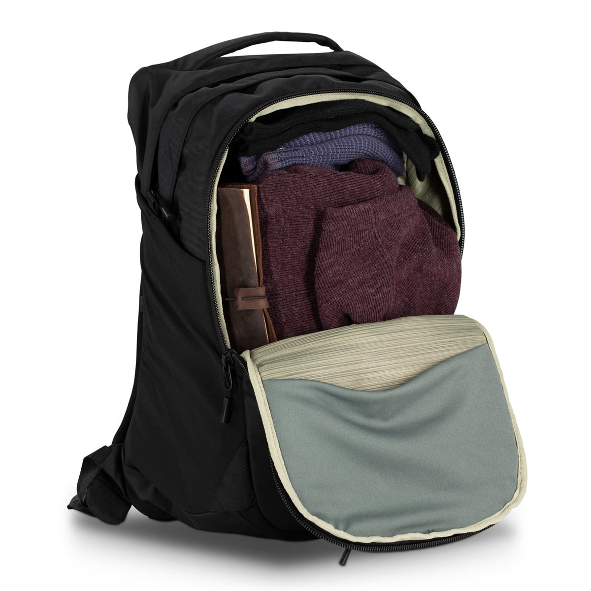 Osprey Aoede Airspeed Backpack 20L in Black — detail view